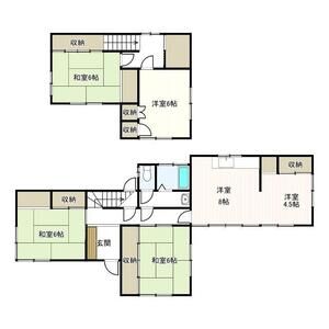 千種区戸建 1 間取図