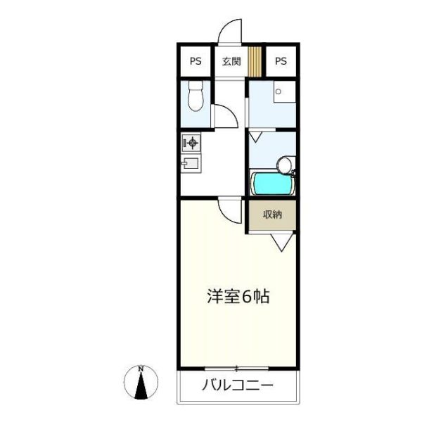 ヒラソル 305 間取図