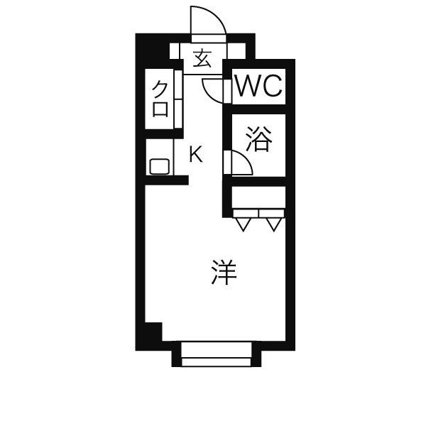 リエス尾頭橋 106 間取図