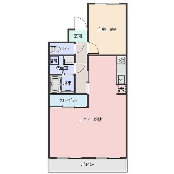 メゾン浪打 212の間取り図