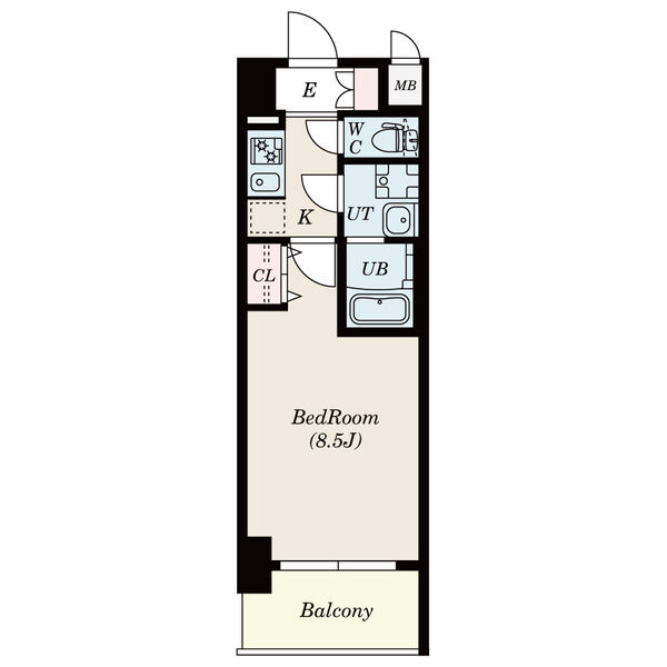 S-RESIDENCE浄心II 104 9月契約開始限定の募集賃料 間取図