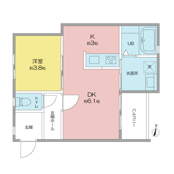 VILLA桜山 303 間取図