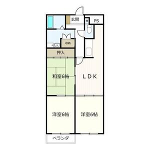 パークサイドハイツ 103の間取り図