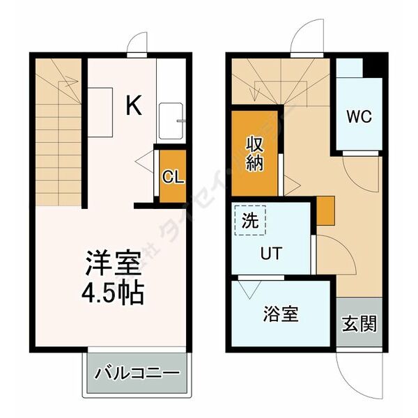 パレッタ小本EAST 101 間取図
