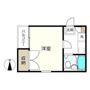 ノースコート志賀本通 402の間取り図
