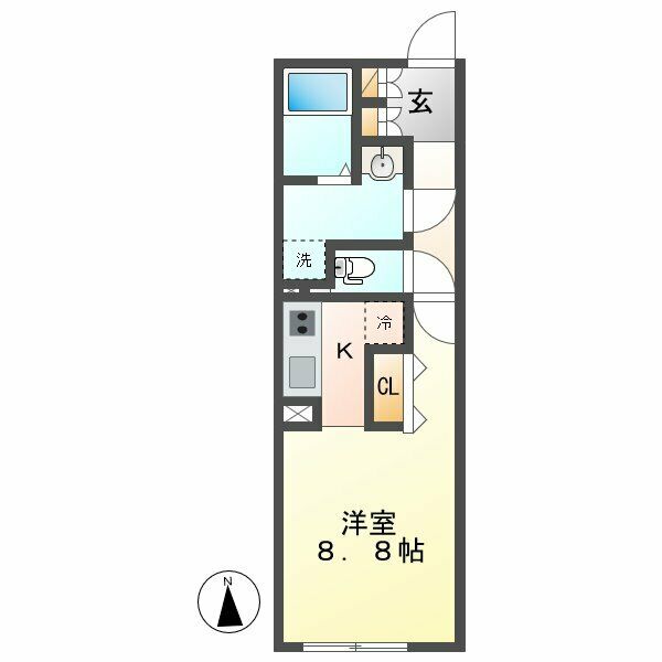 ルミナスパレス千代田 505の間取り図