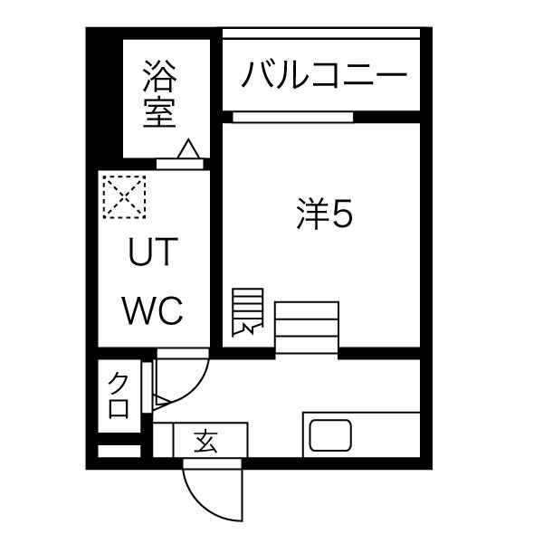 ラクーチェ 102 間取図