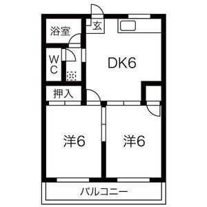 HIIRAGI千年 202 間取図