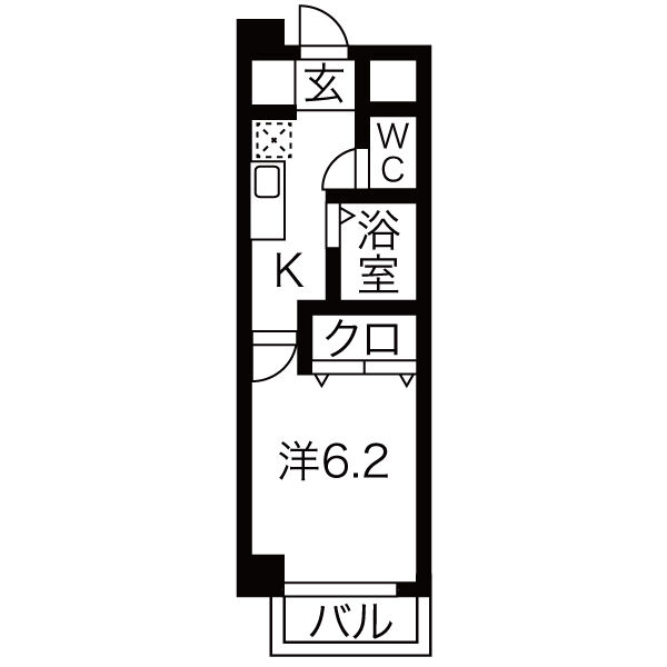 T's Dream千原 1103 間取図