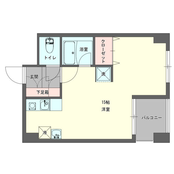 YK50 310の間取り図