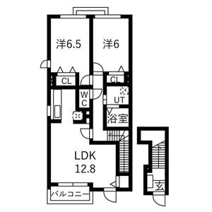 サンリットII 201 間取図