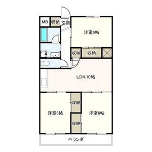 グランド三栄 602 間取図