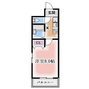 クレセントM浮島 301 間取図