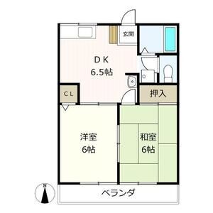 エスポワール 203の間取り図