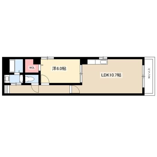 アケイシャ 303 間取図