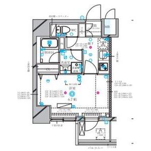 ディアレイシャス丸の内 304の間取り図