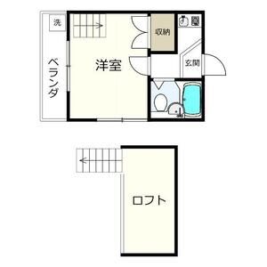 ソフィア ブランシェ 204の間取り図