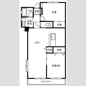 199 ファミーユ戸田 403の間取り図