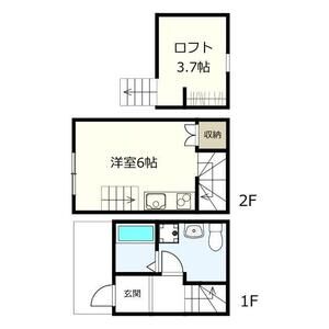 LUMINA港栄 Dの間取り図