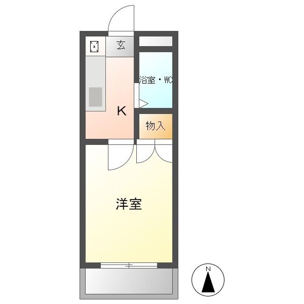 NF GRAN 高畑 302の間取り図