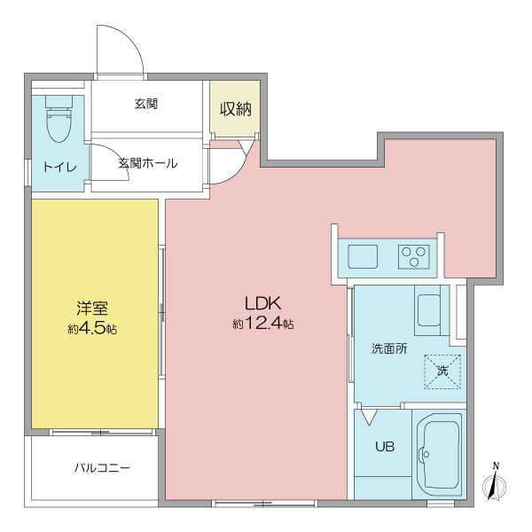 VILLA桜山 102 間取図