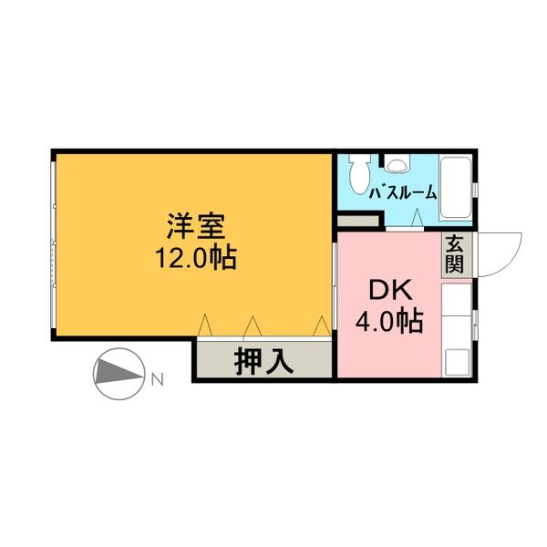 吉田ビル 402 間取図